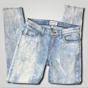 CURRENT ELLIOT THE STILETTO CITY BLEACH DESTROY LIGHT DEMIN SKINNY JEAN SMALL 26